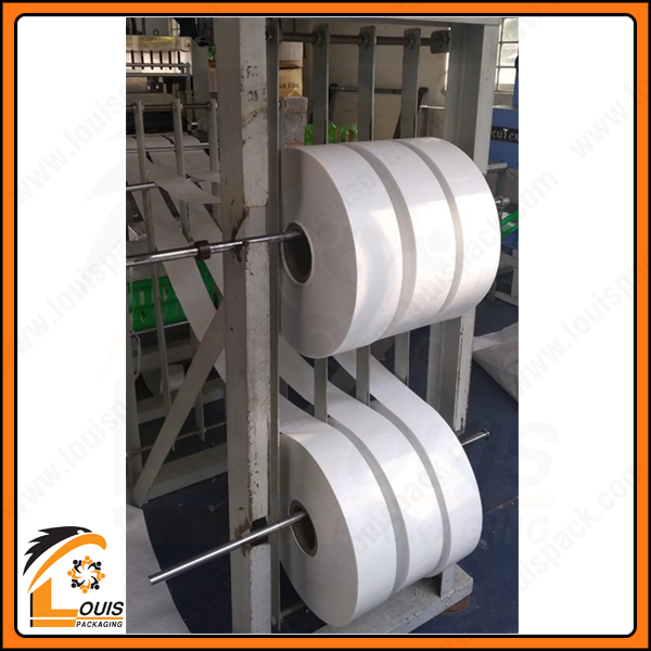 Cuộn nẹp PP dệt được cắt theo khổ rộng phù hợp với nhu cầu sử dụng của Khách Hàng