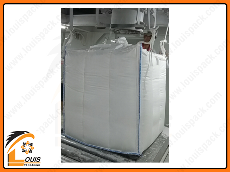 Bao jumbo vách ngăn chống phình, ống nạp, đáy xả là chủng loại bao được sử dụng chủ yếu để đựng bột mì